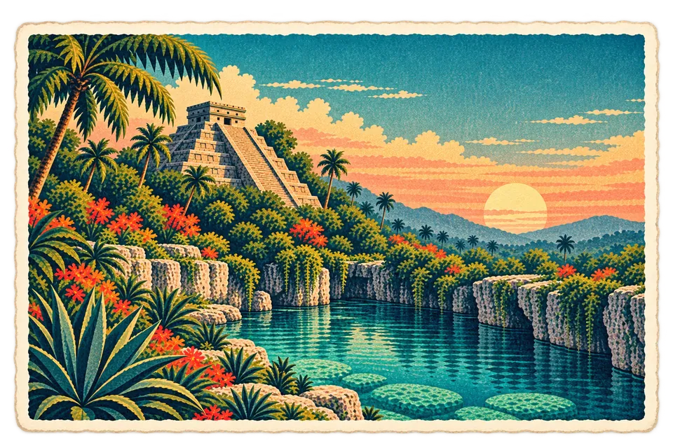 A copy of your passport on your phone: Travary postcard art